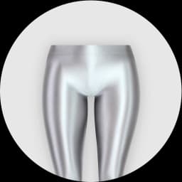 MJINM Women's Low Waist Ankle Length Pants Oily Glossy Tights Pantyhose Skinny Wetlook Sexy Capris Smooth Shiny Elastic Leggings