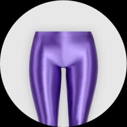MJINM Women's Low Waist Ankle Length Pants Oily Glossy Tights Pantyhose Skinny Wetlook Sexy Capris Smooth Shiny Elastic Leggings