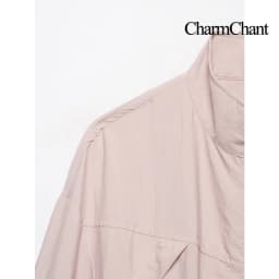 CHARMCHANT Women's Stand Collar Windbreaker Adjustable Drawstring Waist Loose Fit Lightweight Jacket Spring Summer 2026