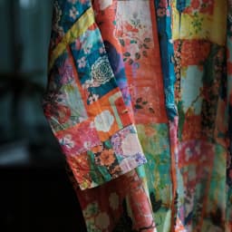 100% Ramie Women Casual Long Shirt New Arrival 2026 Autumn Vintage Style Floral Print Loose Comfortable Female Shirt Dress M2911