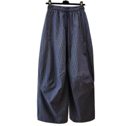 SuperAen Vintage Plaid Comfortable Loose Casual Wide-leg Pants for Women Spring and Autumn Korean Style Simple Full Length Pants