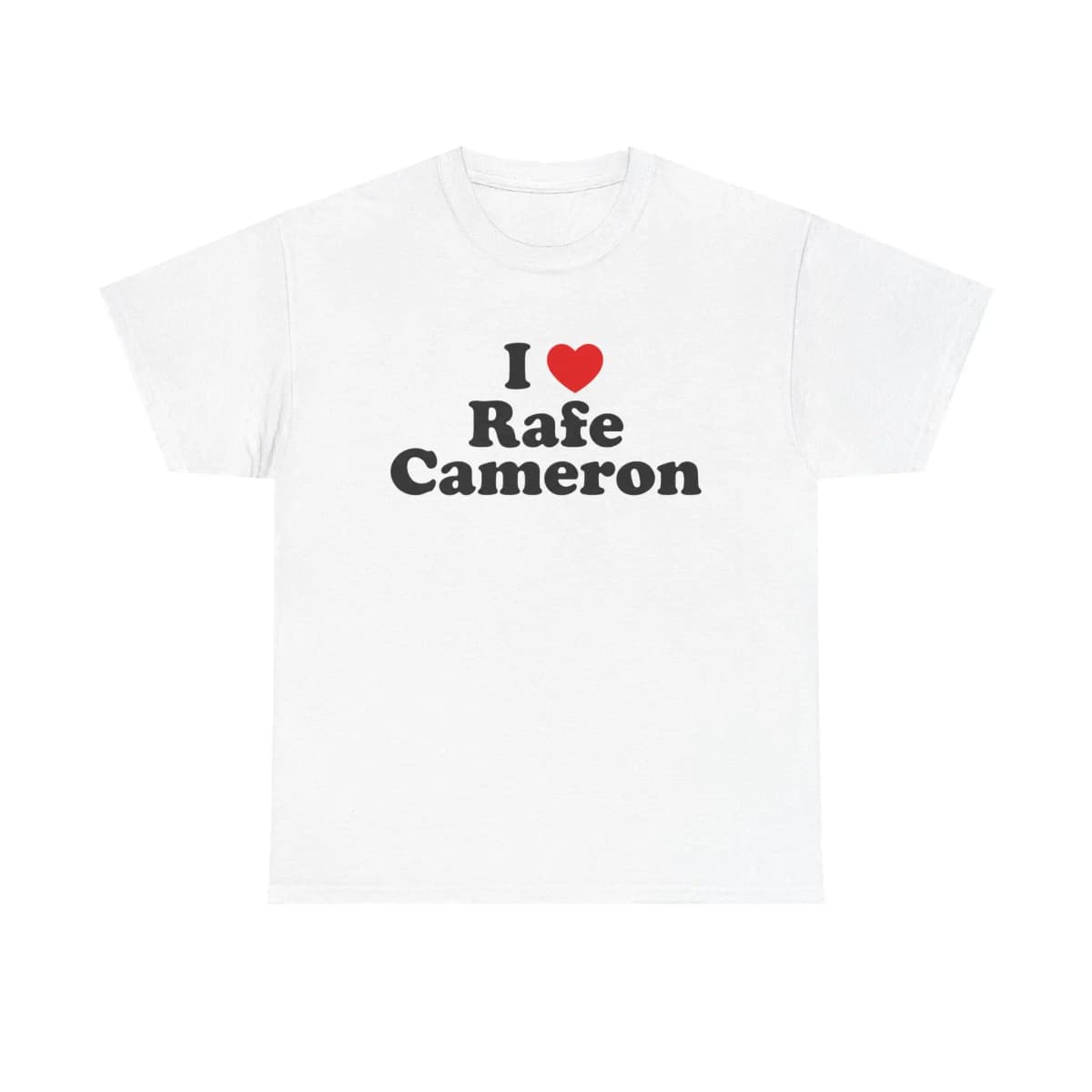 I Love Rafe Cameron Cotton Tee | Unisex Graphic Shirt, Gift for Him/Her, Birthday Gift, Casual Wear Drew Starkey OBX 2026 Shirts