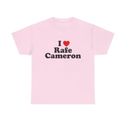 I Love Rafe Cameron Cotton Tee | Unisex Graphic Shirt, Gift for Him/Her, Birthday Gift, Casual Wear Drew Starkey OBX 2026 Shirts
