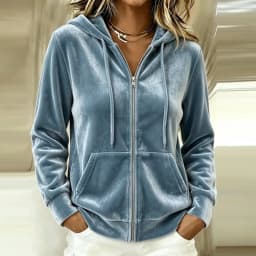 Autumn Winter Hooded Sweatshirts Women Casual Velvet Pocket Coat Women Fashion Long Sleeve Zipper Jacket Lady Sweatshirts