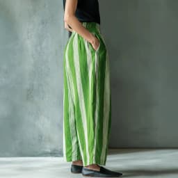 Women Stripe Linen Harem Pants High Waist Pleated Loose Wide Leg Trousers Boho Casual Baggy Palazzo Pants Pantalones De Mujer
