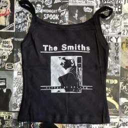 Women Gothic Skull Crossbones Print Cami Tank Top, Y2K Alt Subculture Sleeveless Spaghetti Strap Slim Camisole Summer Inner
