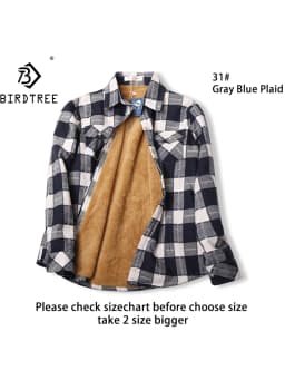 Velvet Thick Warm Women's Plaid Shirt, Female Long Sleeve Tops, M-5XL Winter Fleece Casual Check Blouse, Autumn Clothes T77710A
