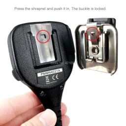 MIC Handheld Microphone Belt Clip PMMN4013A PMMN4021 PMMN4022A PMMN4013A PMMN4025A Shoulder Clip Walkie Talkie Accessory