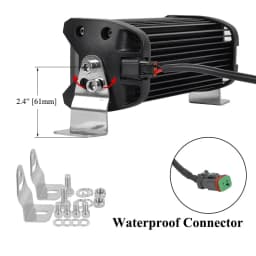 9D Lens Flood Beam LED Work Light Bar Offroad 4x4 Bumper LED Driving Spotlight SUV Car Truck ATV Roof LED Working Lamp