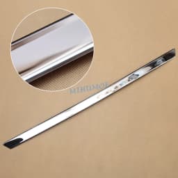 For 2017 2018 2019 2020 Audi Q5 (FY) SQ5 Steel Trunk Tail Gate Trims Strips Decoration Accessories