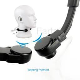 Telescopic Throat Mic Headset for BAOFENG BF-888s UV-5R 10R 13 17 20 UV-B6 GT-3 PUXING PX-777 QUANSHENG TG-UV2 TYT Walkie Talkie