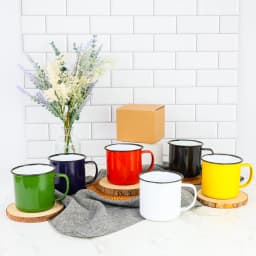 Lot of 6 to 24 Units of Colorful Metal Cups, Breakfast Cups, Details for Communion Guests, Details for Baptism Guests, Original Wedding Gifts, Communion Souvenirs, Birthday Gifts for Children, Regalantes Store