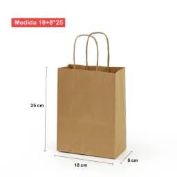Lot of 25 to 60 Kraft Paper Bags, Colored Paper Bags, Gift Wrapping, Gift Bags, Details for Communion Guests, Wedding Guest Details, Baptism Souvenirs, Birthday Gifts, Regalantes Store