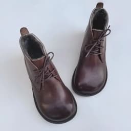 Winter Leather Sheepskin Fur Integrated Wide Toe Woman Short Boots Wool Non-slip Snow Boots Cotton Boots Ankle Women's Shoes