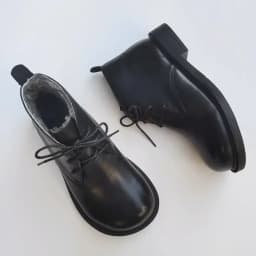 Winter Leather Sheepskin Fur Integrated Wide Toe Woman Short Boots Wool Non-slip Snow Boots Cotton Boots Ankle Women's Shoes