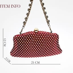 QSGFC New Nigerian Popular Sparkling Full Diamond Decoration Simple Versatile Wine Women's Shoes and Party Wedding Bags