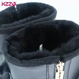 KZZO Australia Classic Sheepskin Snow Boots With Zipper Women Winter Short Waterproof Leather Natural Wool Lined Ankle Warm Shoe