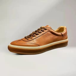 YETTIES Unisex Spring Soft Cowhide Leather Platform Sneakers Breathable Comfort Height-Increasing Durable Non-Slip Casual Shoes