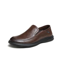 Golden Camel Men's Casual Shoes Comfortable Non-slip Leather Soft Sole Walking Flats 2026 New Men Business Lightweight Loafers