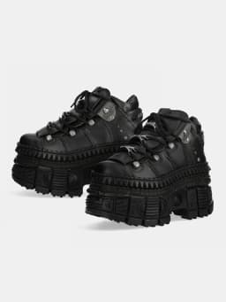2025 Rock Locomotive Small Leather Goth Platform Retro Metal High-top Street Shooting Men and Women Same Single Shoes 10cm