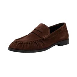 QUTAA Fashion Women Pumps Shoes Suede Woman Spring Loafers Genuine Leather Casual Shoes Slip-on Round Toe Ladies Shoes 34-41