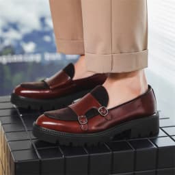 Loafers Men Leather Shoes Thick-soled British Style Black Formal Business Shoes Fashion Luxury Slip-On Casual Shoes Big Size 46