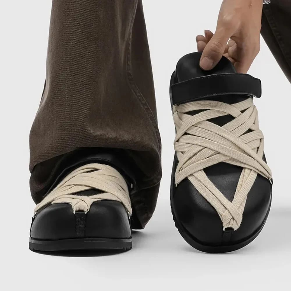 Breathable Men Summer Slip On Sandals 2026 Thick Bottom Comfortable Casual Slippers Home Rubber Upper