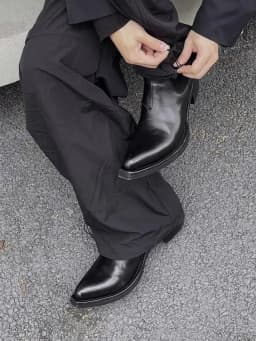 2026 High-top Men's Heightened Thick-soled Pointed-toed Chelsea British Casual Trendy High-heeled Wizard Boots