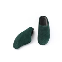 2026 Horsehair Italy Real Leather Slides fur Slippers Women Mule Runway Flats Thick Sole Leisure Luxury Designer Shoes