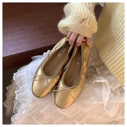 2026 Spring Round Toe Flat Casual Shoes Women Flats Ballet Female Ballerina Soft Moccasins Female Bow Knot Shallow Classic Mujer