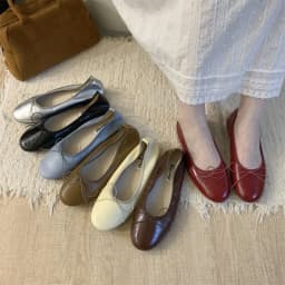 2026 Spring Round Toe Flat Casual Shoes Women Flats Ballet Female Ballerina Soft Moccasins Female Bow Knot Shallow Classic Mujer