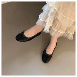 2026 Spring Round Toe Flat Casual Shoes Women Flats Ballet Female Ballerina Soft Moccasins Female Bow Knot Shallow Classic Mujer