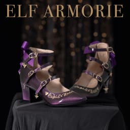 Japanese Retro Lolita Bow Cat's Eye Gem Leather High Heels Pumps Ladies Cupid Heart Mary Jane Lo Shoes Women's Single Shoes