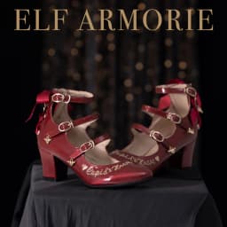 Japanese Retro Lolita Bow Cat's Eye Gem Leather High Heels Pumps Ladies Cupid Heart Mary Jane Lo Shoes Women's Single Shoes
