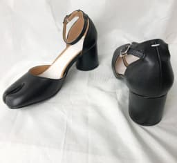 New Brand Design Tabi Boots Women Round High Heels Woman Shoes Fashion Split Toe Ankle Boots Women Botas De Mujer Zapatos Mujer