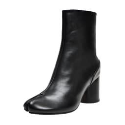 New Brand Design Tabi Boots Women Round High Heels Woman Shoes Fashion Split Toe Ankle Boots Women Botas De Mujer Zapatos Mujer