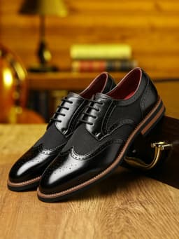 Gentleman Formal Dress Shoes, Comfortable Stylish Business Shoes for Men Daily & Social Wear
