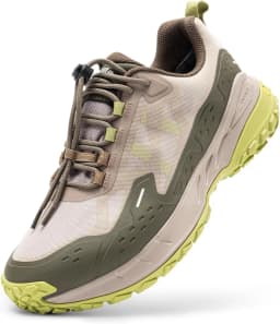FitVille Men'S Wide Waterproof All-Terrain Hiking Trekking Shoes, Slip-Resistant Quick Lace Walking Trainers, Comfort Outdoor Sneakers For Travel, Camping, Running, Wide Feet & All Day Standing