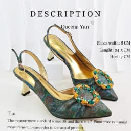 Multicolor Shimmer Rhinestone Circle Women Heels Rhinestone Ring Handle Evening Clutch Wedding Formal Matching Shoe and Bag Set