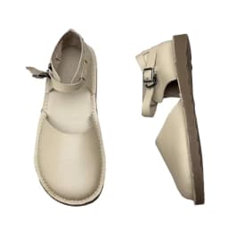 Careaymade-Retro leisure Genuine Leather women's sandals,pure handmade comfortable slip-proof breathable round-headed sandals