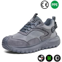 Lightweigh Work Safety Shoes Men Anti-Smash Anti-Puncture Work Shoes Breathable Men Shoes Anti-slip Steel Toe Protection Shoes