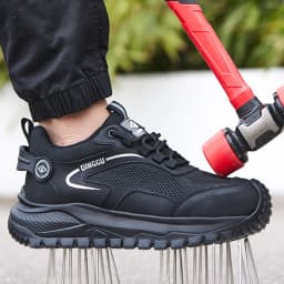 Lightweigh Work Safety Shoes Men Anti-Smash Anti-Puncture Work Shoes Breathable Men Shoes Anti-slip Steel Toe Protection Shoes
