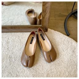 2023 Women Flats Tabi ninja Shoes Women Microfiber Leather Comfy Flats Split Toe Loafers Soft Bottom Moccasins Solid Brief Mujer