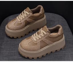 CICIYANG Winter Sneakers Platform Women Genuine Leather 2025 Autumn New Women German Training Shoes Non-slip Sneakers for Ladies