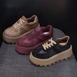 CICIYANG Winter Sneakers Platform Women Genuine Leather 2025 Autumn New Women German Training Shoes Non-slip Sneakers for Ladies