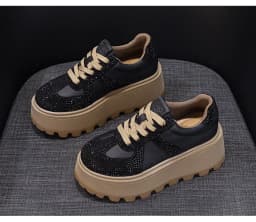 CICIYANG Winter Sneakers Platform Women Genuine Leather 2025 Autumn New Women German Training Shoes Non-slip Sneakers for Ladies
