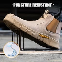 Factory Grade Men's Safety Shoes Comfort Men's Work Shoes Indestructible Puncture Proof Light Outdoor Work Boots