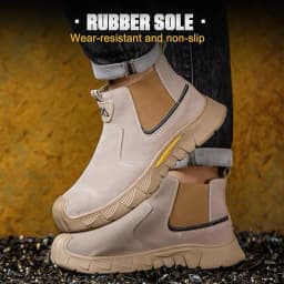 Factory Grade Men's Safety Shoes Comfort Men's Work Shoes Indestructible Puncture Proof Light Outdoor Work Boots