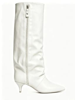 2026New Autumn and Winter Pointed Low Heel Knee High Women's Boots, Fashionable and Versatile Women's Mid Top Boots