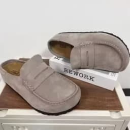 Retro Naples Style Suede Shoes for Men and Women, Versatile Casual Loafers, Flat, Breathable, with Soft Sole, for Daily Use